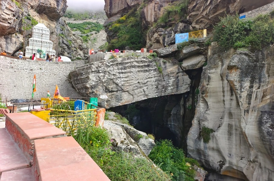 Bhim pul near Badrinath temple in mana village